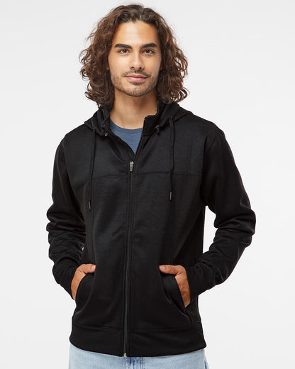 Unisex Poly-Tech Full-Zip Hooded Sweatshirt - EXP80PTZ