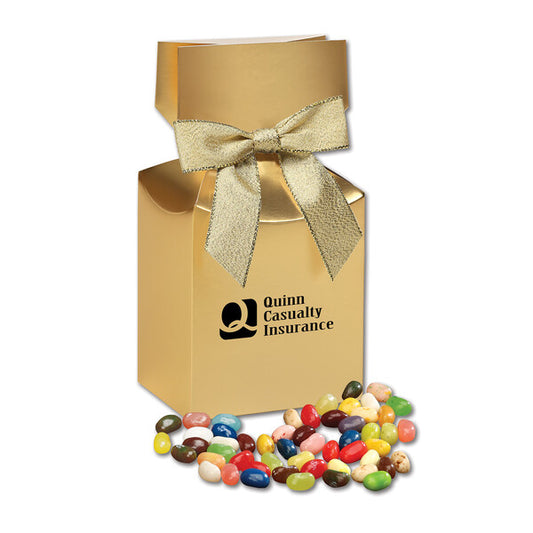 Jelly Belly Jelly Beans in Gold Premium Delights Gift Box