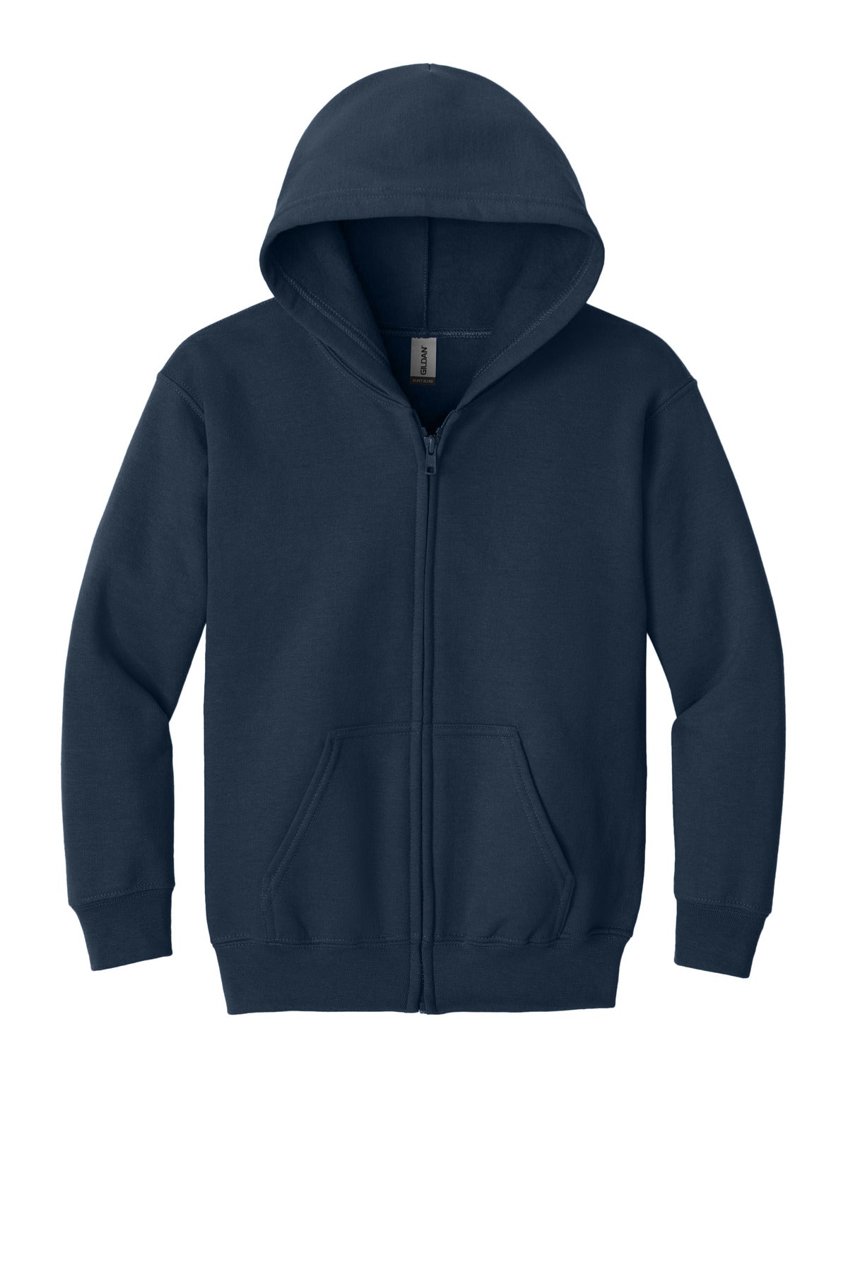Gildan Youth Heavy Blend Full-Zip Hooded Sweatshirt. 18600B
