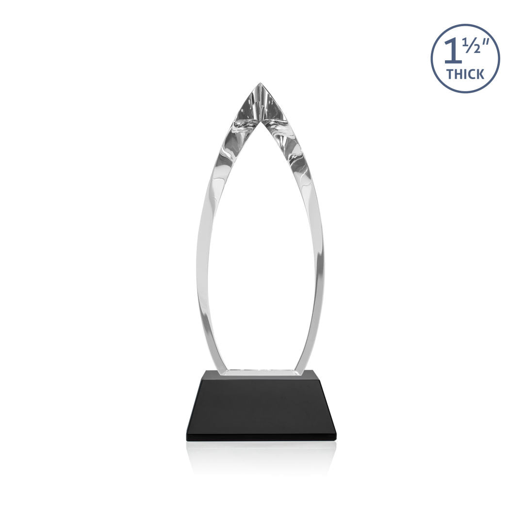 Fortier VividPrint™ Award on Entwhistle Base - Black