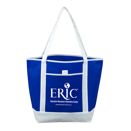 17-1/2"W x 13-1/2"H x 6"Gusset - "THE LIBERTY" Corporate, Travel and Beach Tote Bag