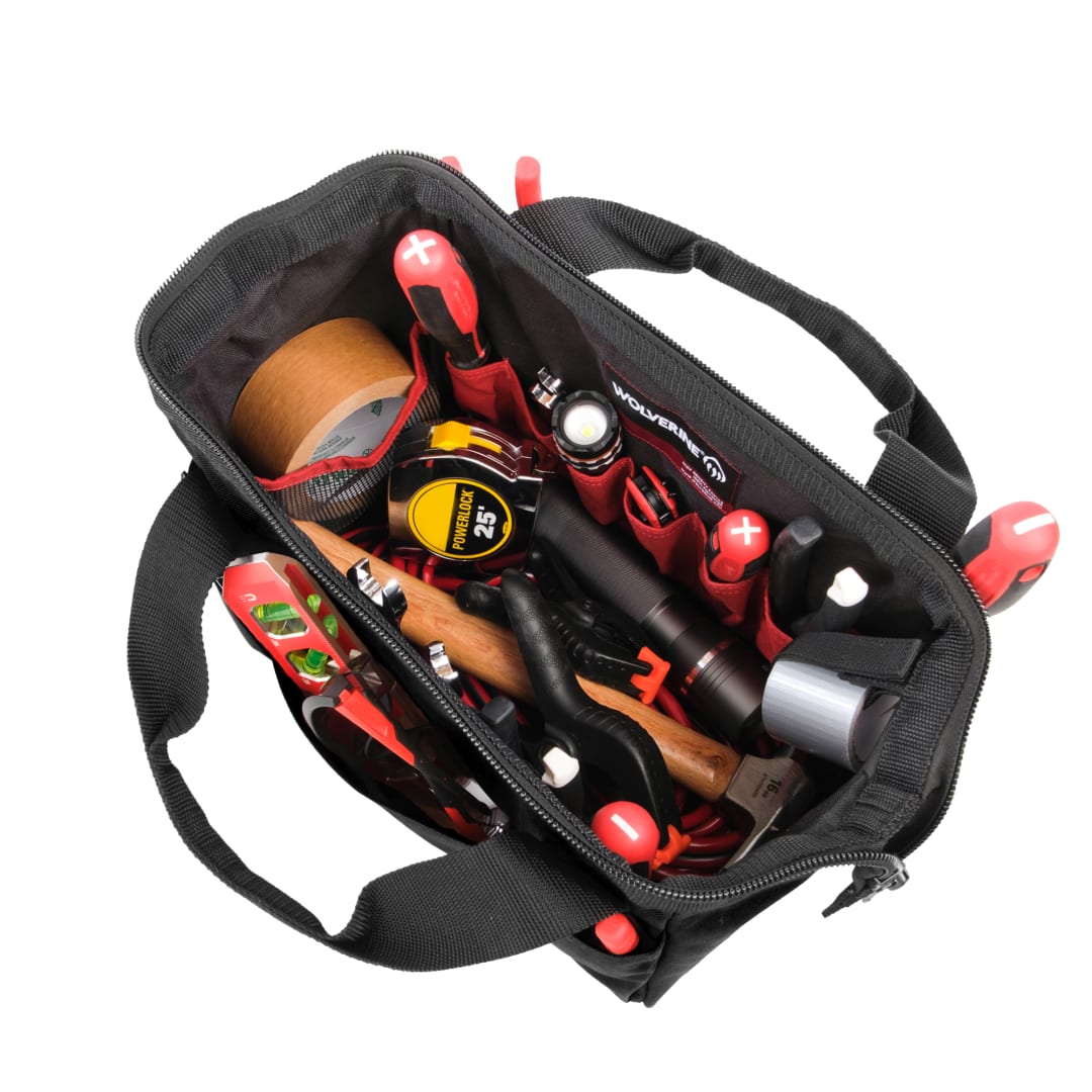 Wolverine 13 inch 14 pocket Tool Bag