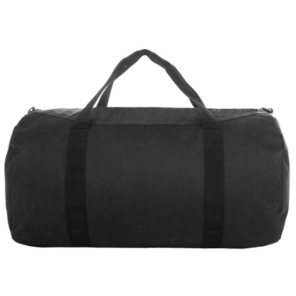 Front View of Black Wolverine 22" Center Zip Duffle