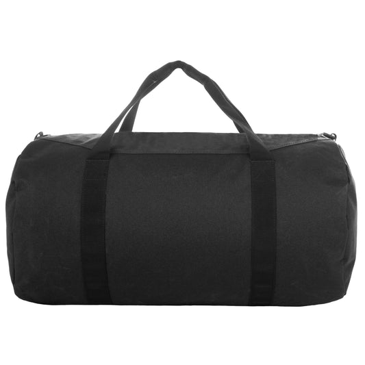 Front View of Black Wolverine 22" Center Zip Duffle