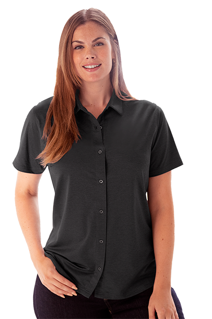 Black Women's Vansport Pro Ventura Polo  - XS