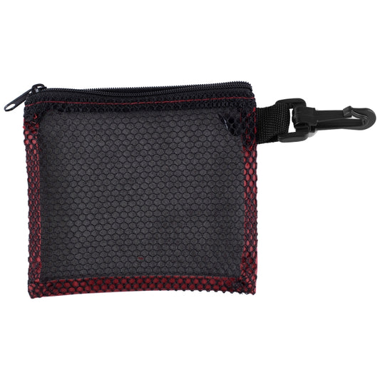 “TechMesh Wired” Mobile Tech Charging Cable Kit in Mesh Zipper Pouch Components inserted into Zipper