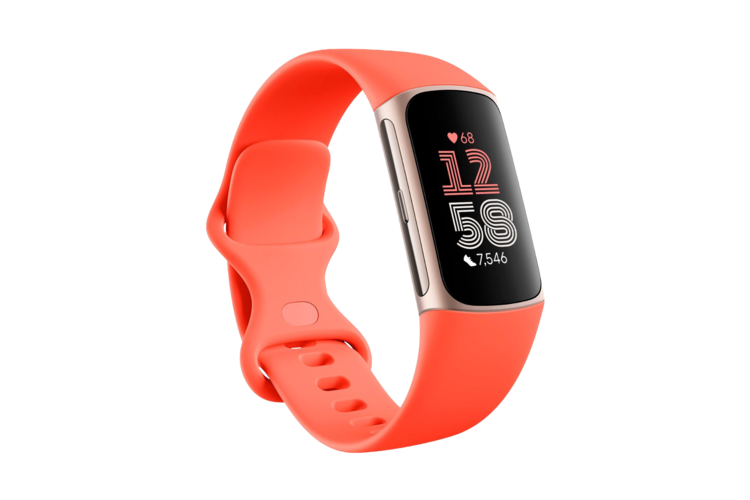 Fitbit Charge 6 Advanced Health Tracker - Coral/Champagne Gold Aluminum