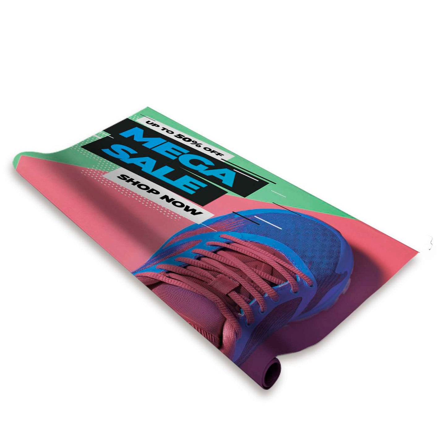 Outdoor Flex Sign with Ballast Base Replacement Poster