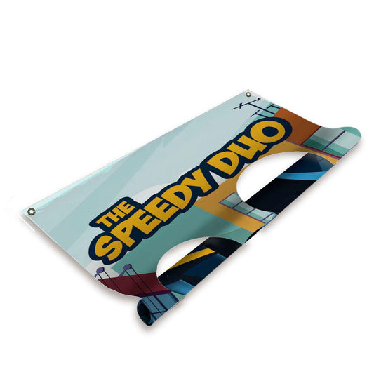 3.5' FrameWorx Double Face Cutout Replacement Banner (Single-Sided)