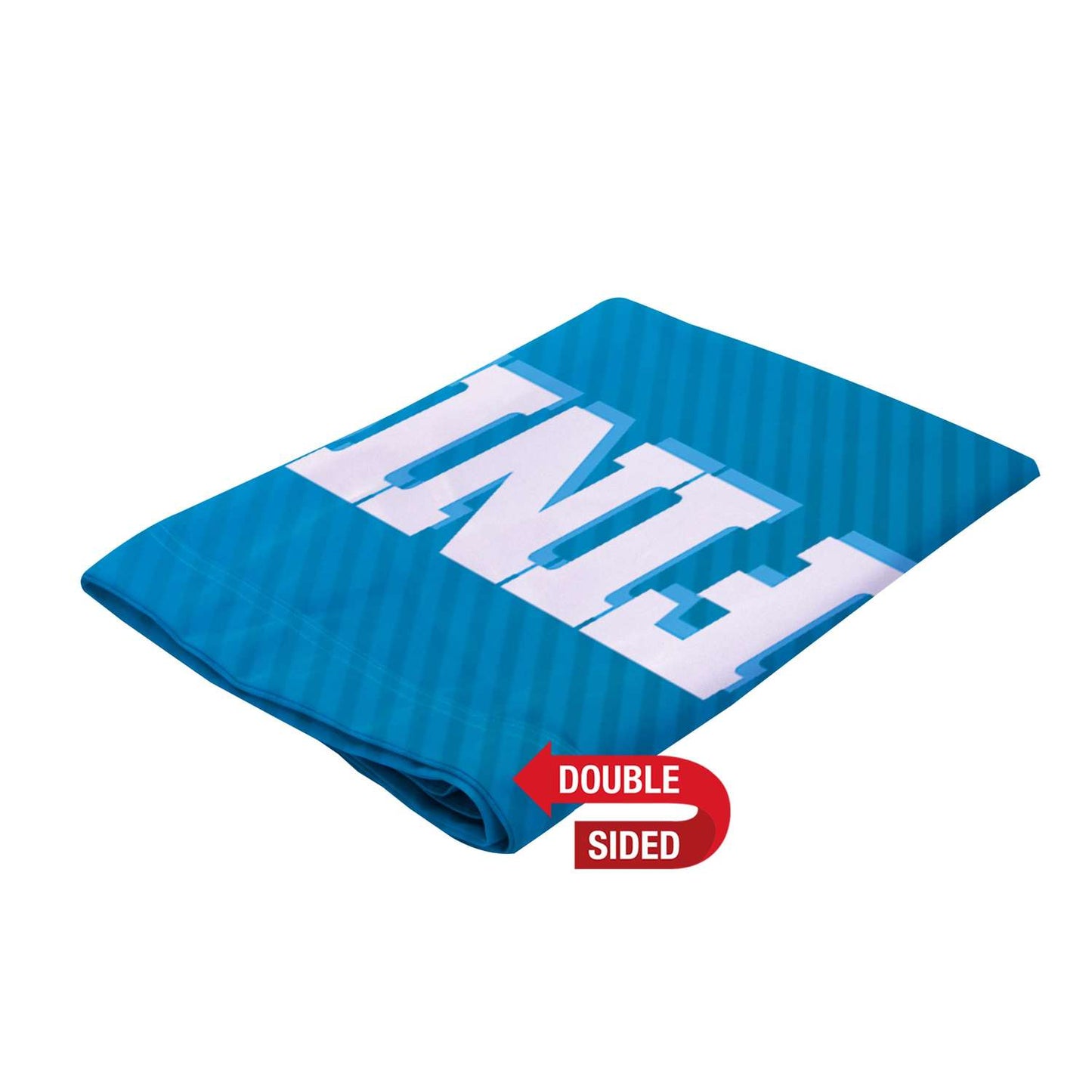 10' Premium Rectangle Sail Sign Replacement Flag (Double-Sided)