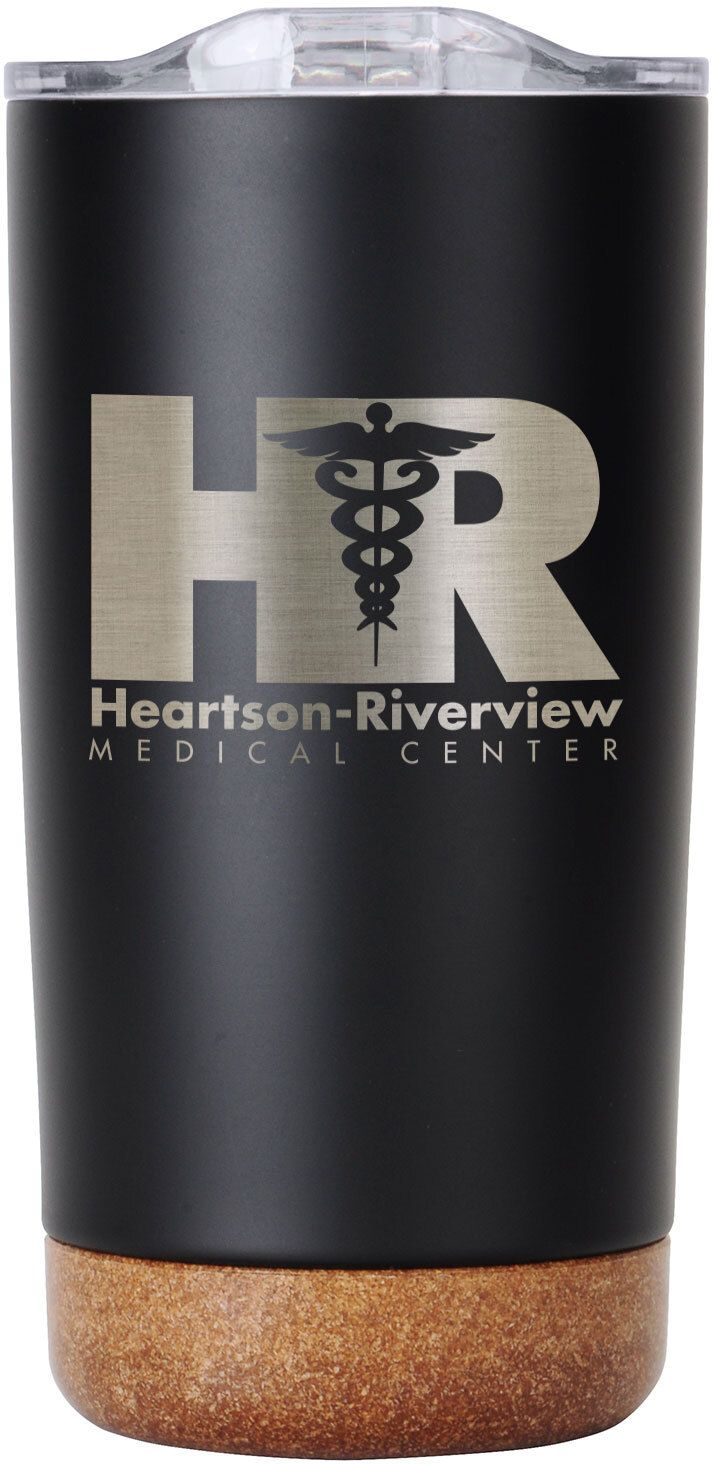 SARATOGA CORK BOTTOM STAINLESS TUMBLER 18 OZ