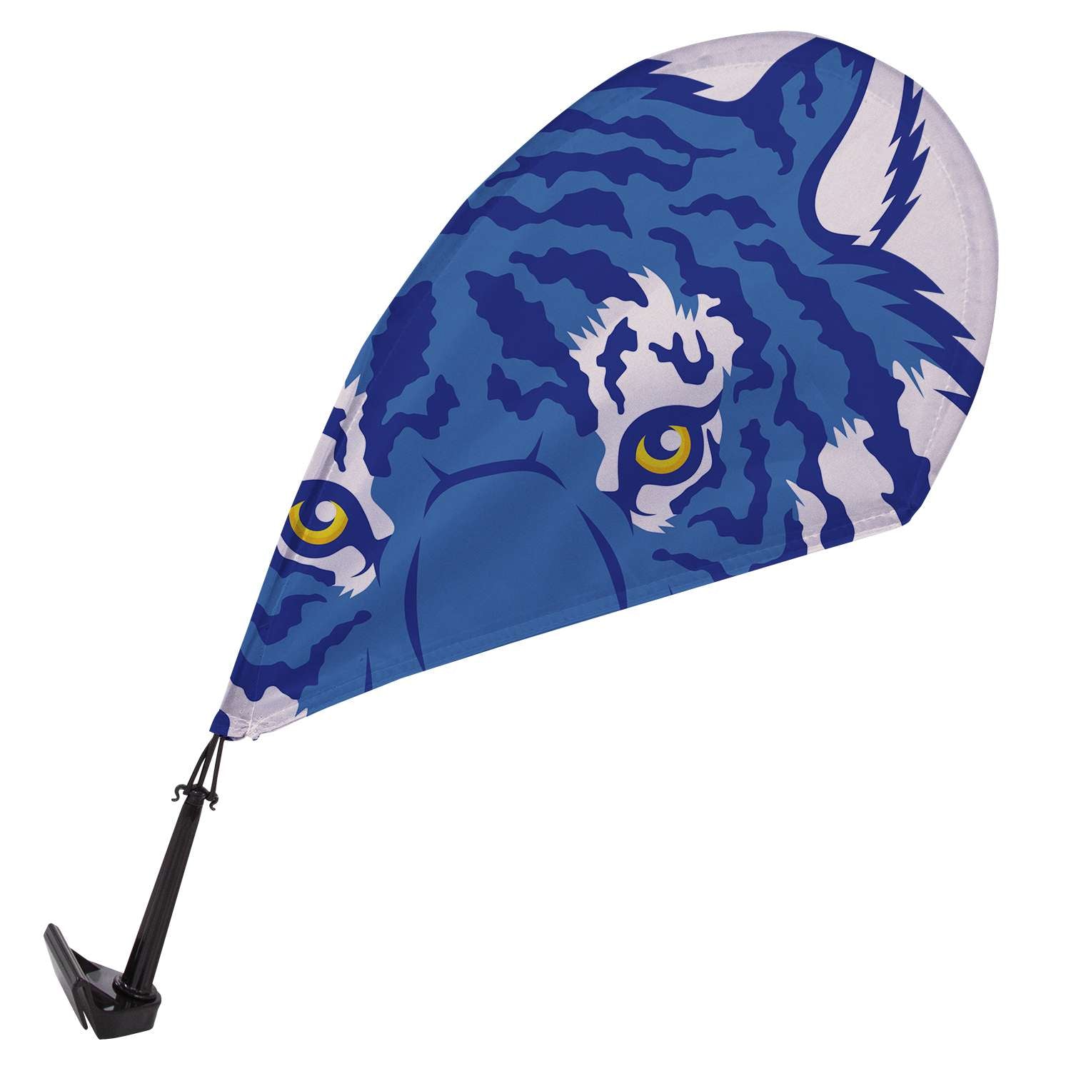 Mini Teardrop Sail Sign with Vehicle Base Kit Single-Sided