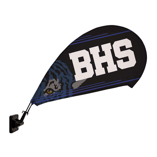 Mini Teardrop Sail Sign with Magnet Base Kit Single-Sided