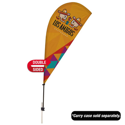6.5' Value Teardrop Sail Sign Kit (Double-Sided with Value Spike)