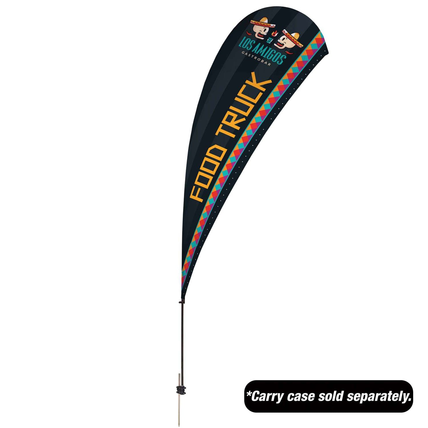 13' Value Teardrop Sail Sign Kit (Single-Sided with Value Spike)