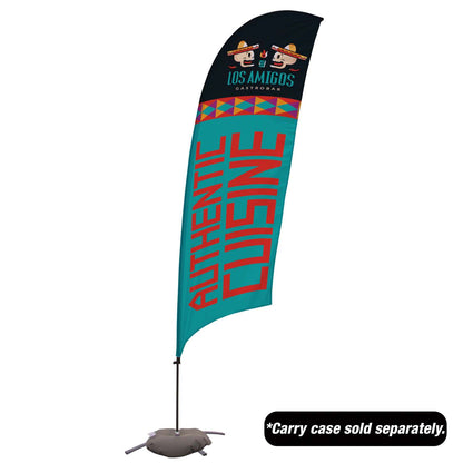 10.5' Value Razor Sail Sign Kit (Single-Sided with Cross Base)