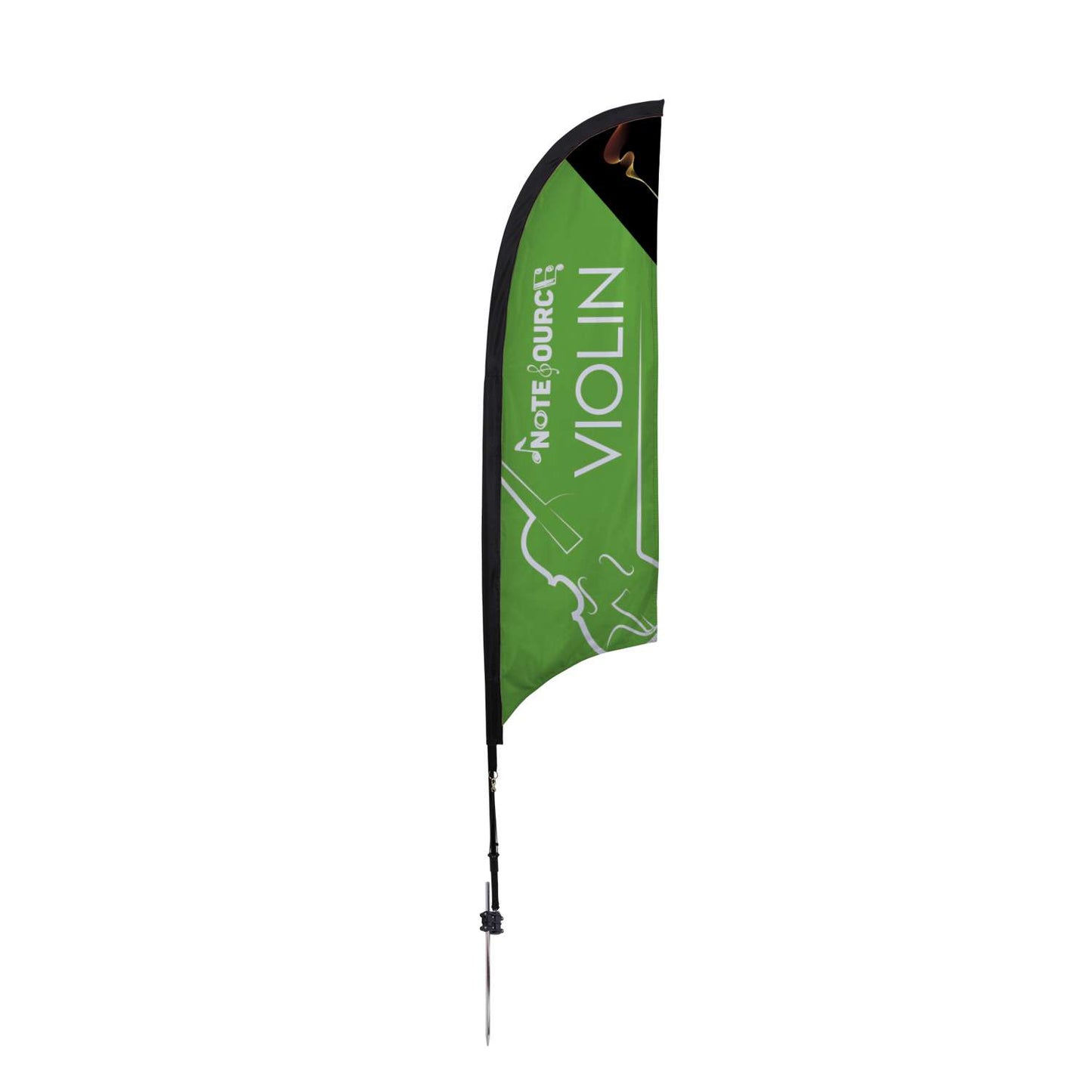 7' Elite Razor Nylon Sail Sign Kit (Single-Sided with Ground Spike)