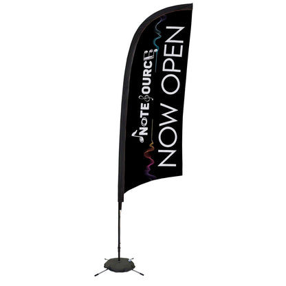 9' Elite Razor Nylon Sail Sign Kit (Single-Sided with Scissor Base)
