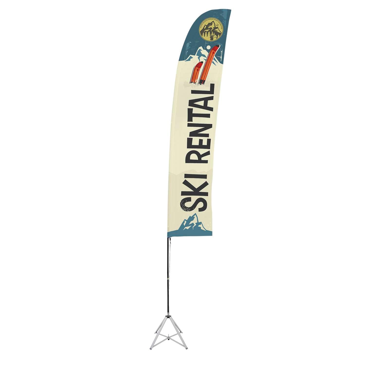Ascent Blade Sail Sign Flag Kit Single-Sided