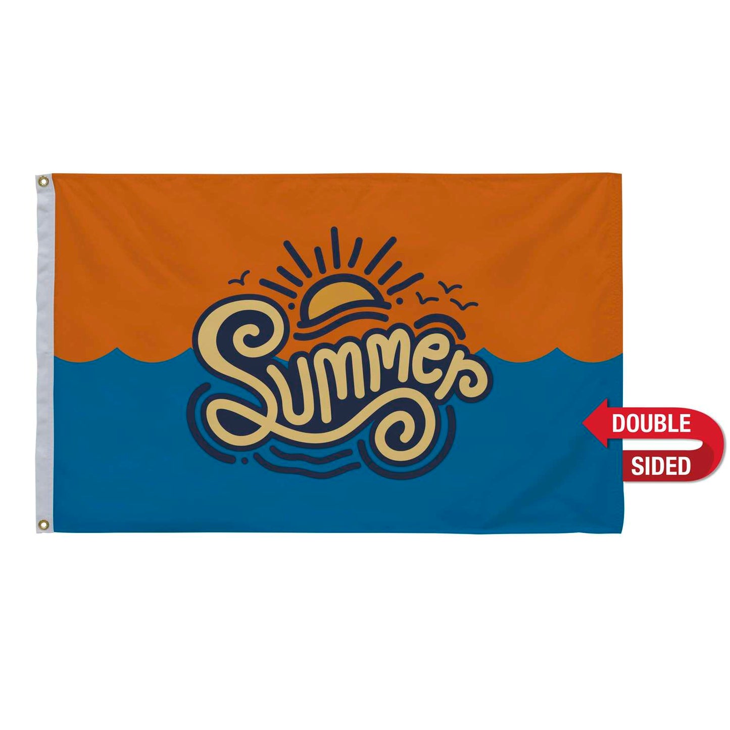 2.5' x 4' Polyester Flag Double-Sided