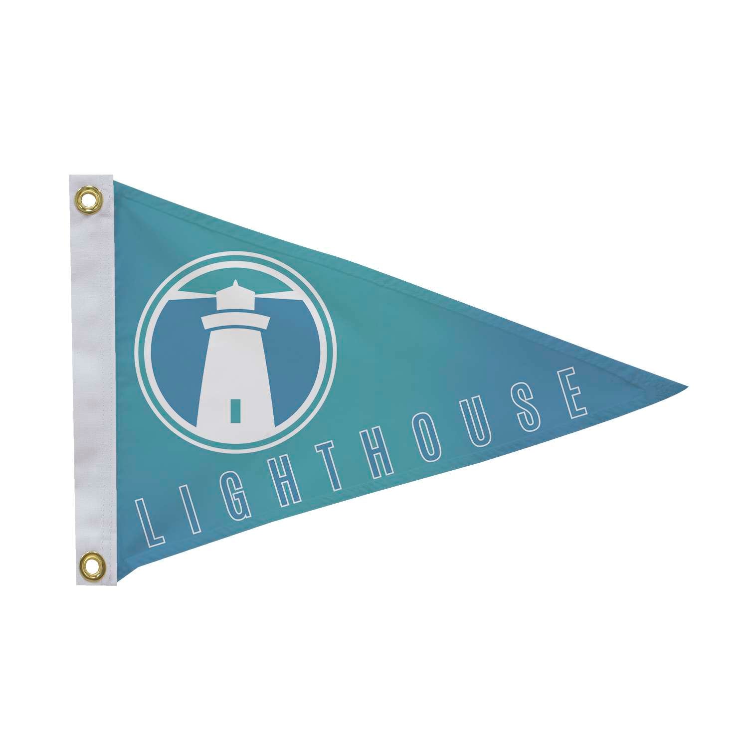 12" x 18" Polyester Pennant Flag Single-Sided