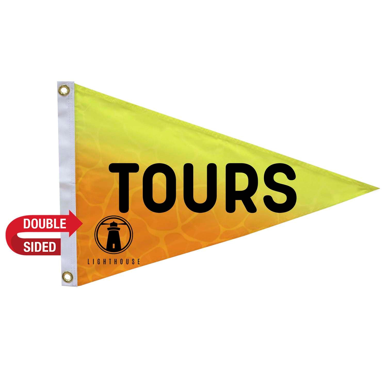 16" x 24" Polyester Pennant Flag Double-Sided