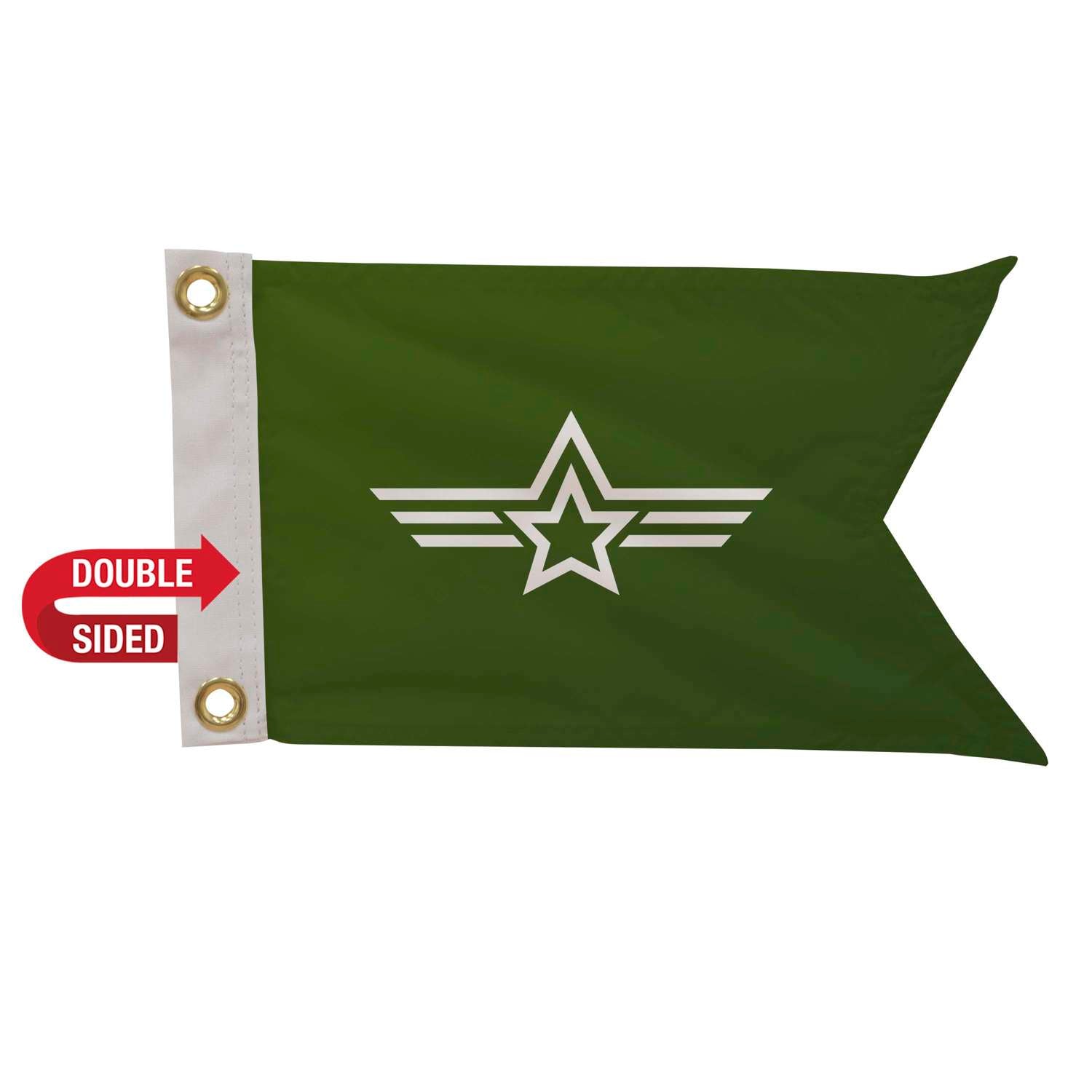 8" x 12" Polyester Guidon Flag Double-Sided
