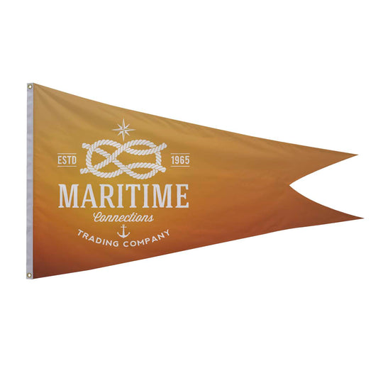 3' x 5' Polyester Burgee Flag Single-Sided