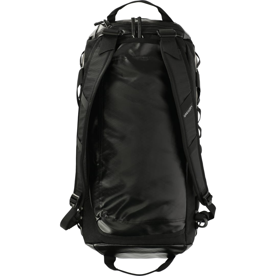 Front View of Black Gregory Alpaca 45L Duffel