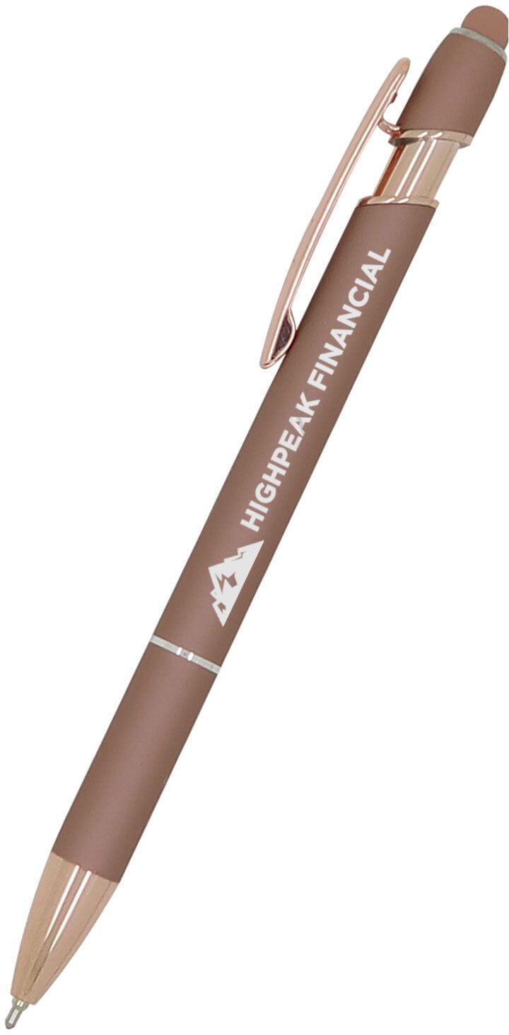 ULTIMA ROSE GOLD ACCENT STYLUS PEN