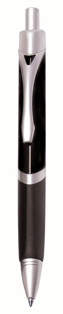 Intriad Triangular Retractable Ballpoint Pen with Rubber Grip