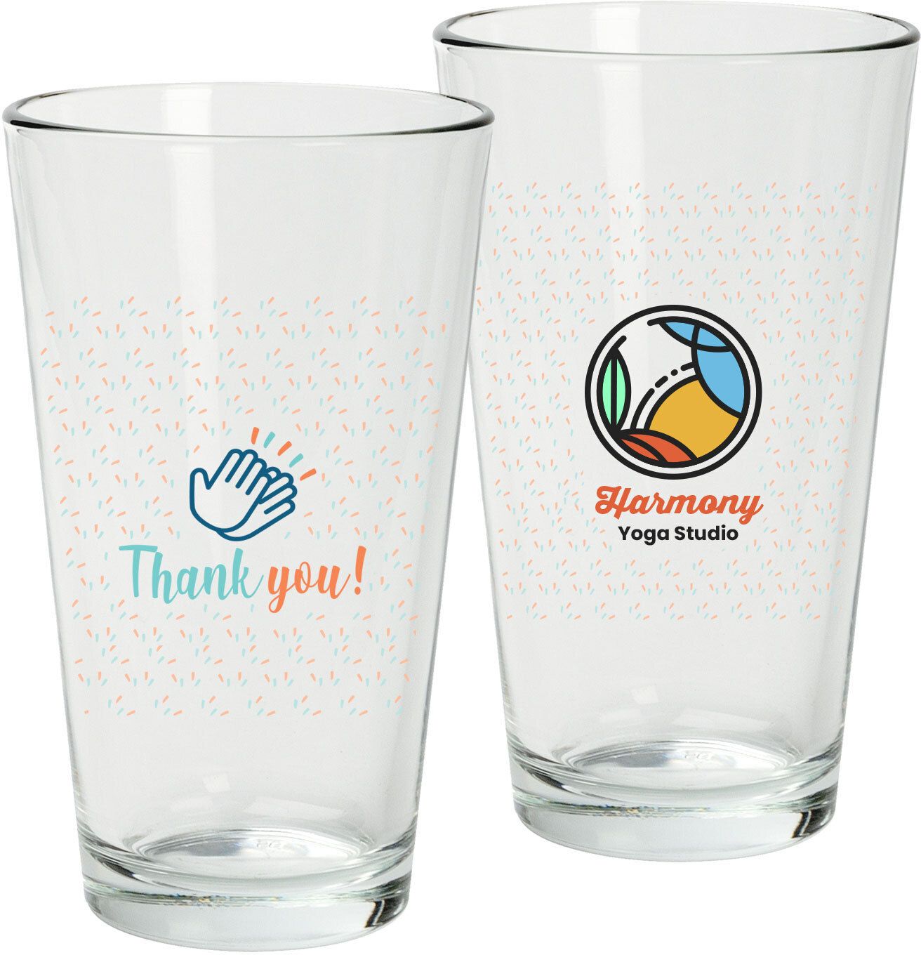 FULL COLOR WRAP PINT GLASS 16 OZ