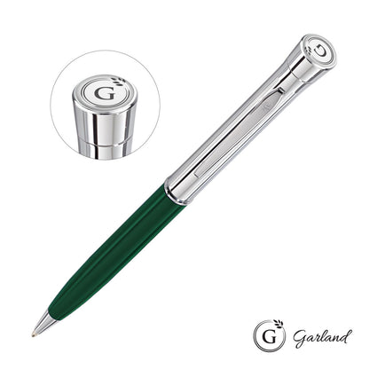 Garland® Monogram Twist Ballpoint Pen - Chrome