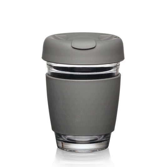 Retiro Borosilicate Glass Tumbler w/Silicone Lid - 8oz
