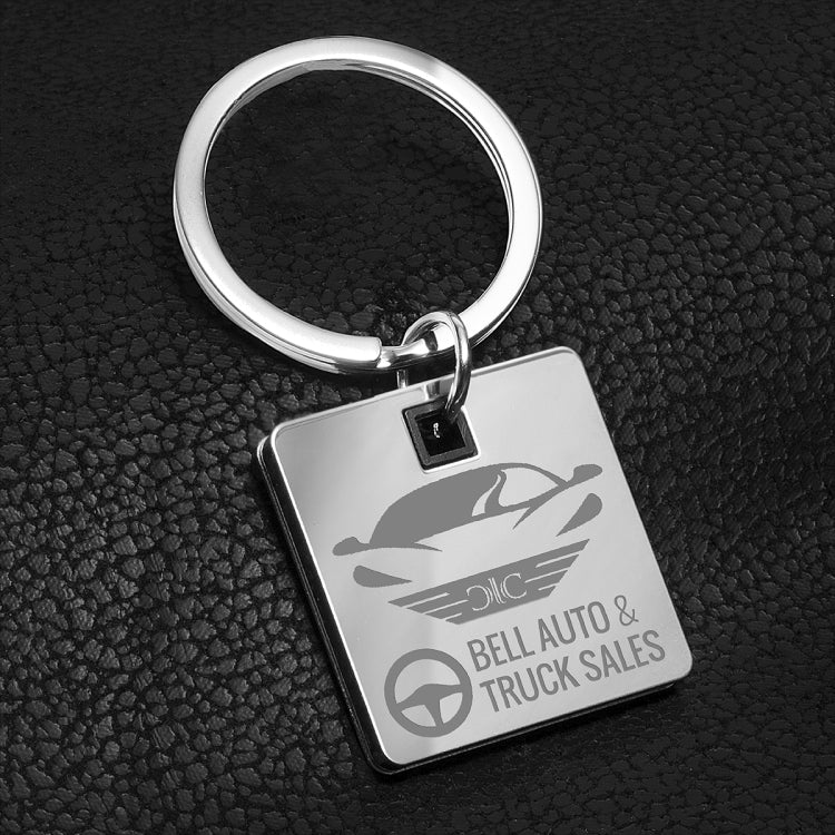 "Cube" Laser Engraved Metal Key Holder