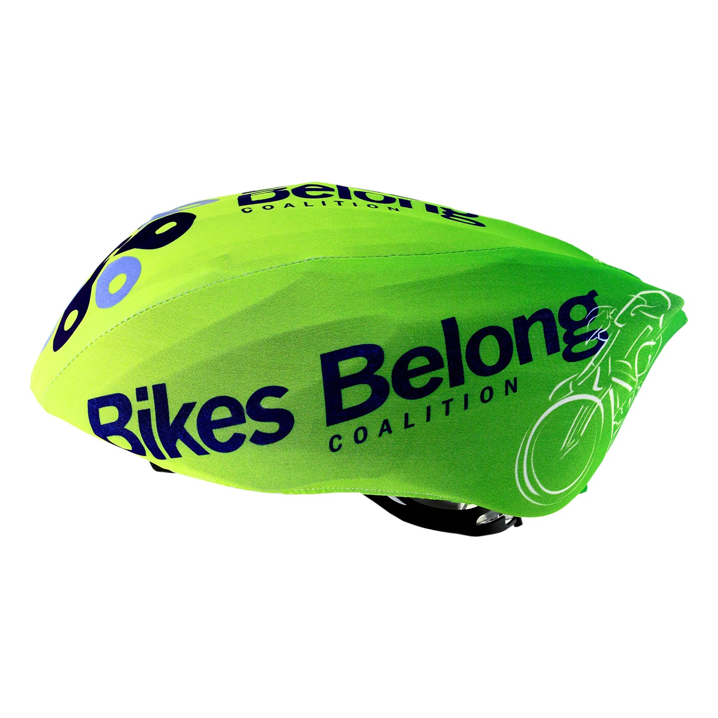 Bicycle Helmet Cover w/Full Color Imprint