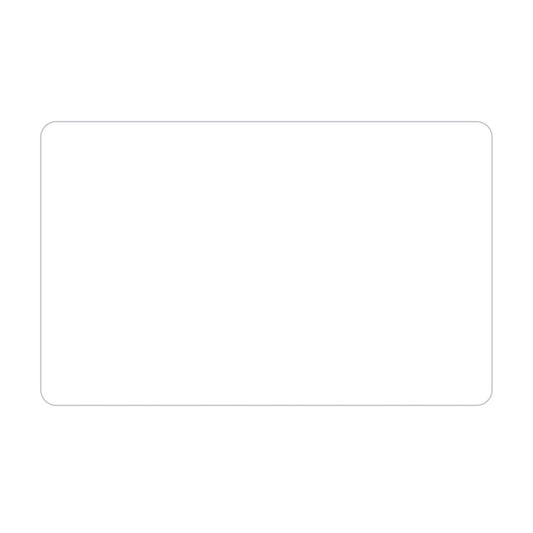 Ultra Removable Rectangle Rounded Corner Sticker