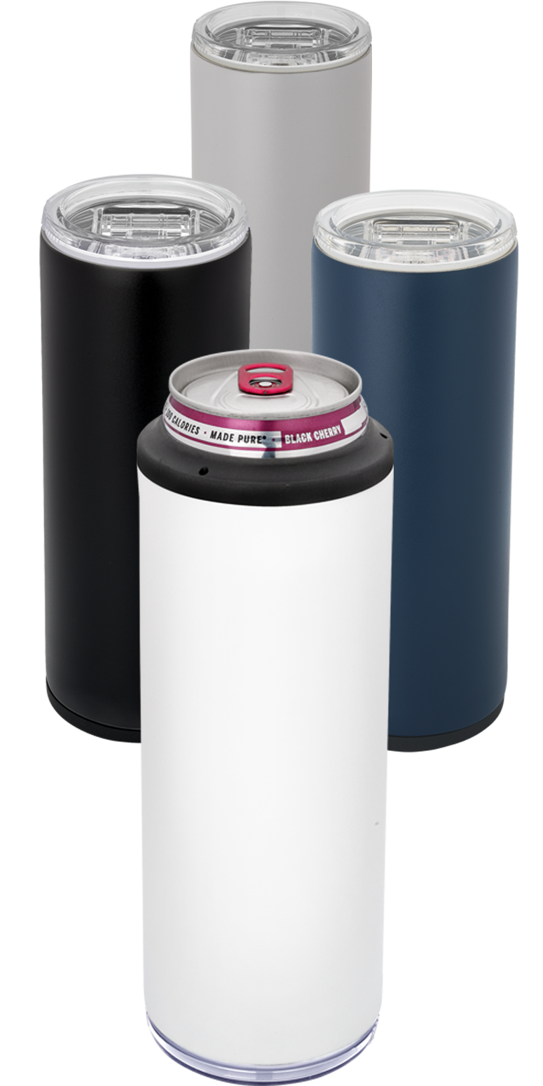 12 oz Urban Peak® 2-in-1 Slim Vacuum Can Tumbler