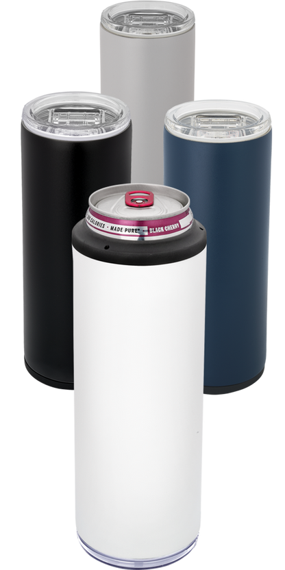 12 oz Urban Peak® 2-in-1 Slim Vacuum Can Tumbler
