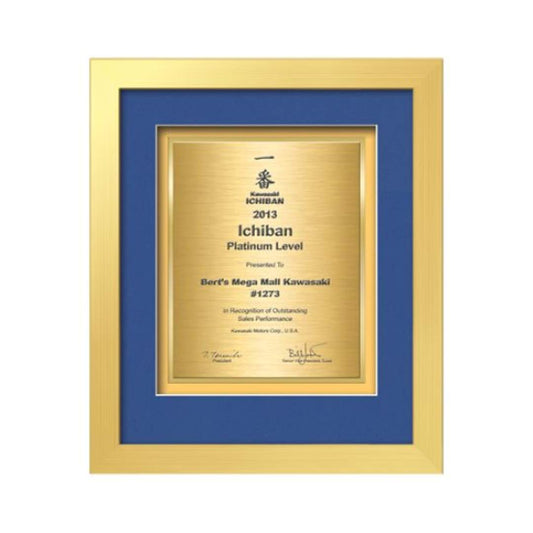 Eldridge Certificate TexEtch - Gold