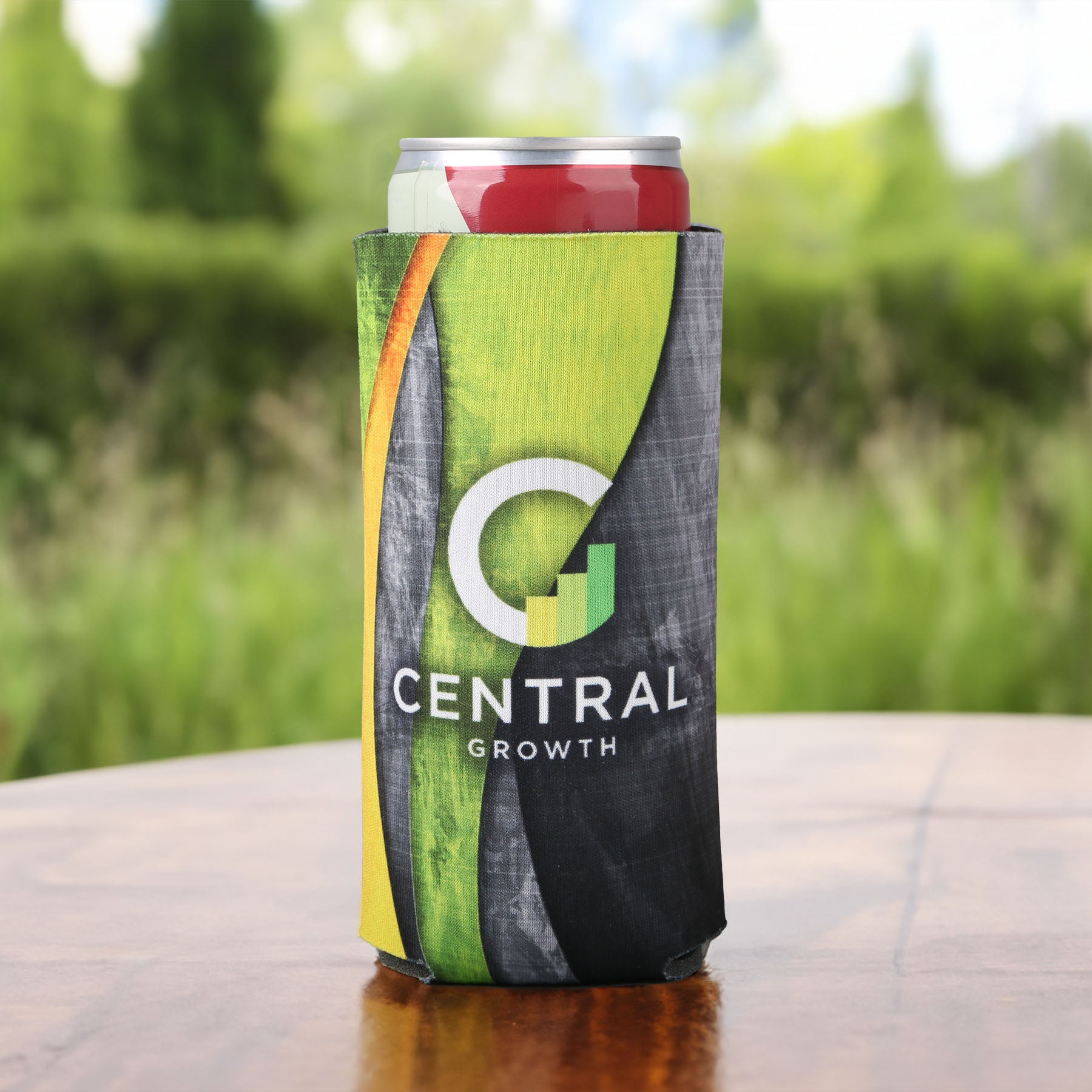 12 Oz. Full-Color Slim Seltzer can cooler