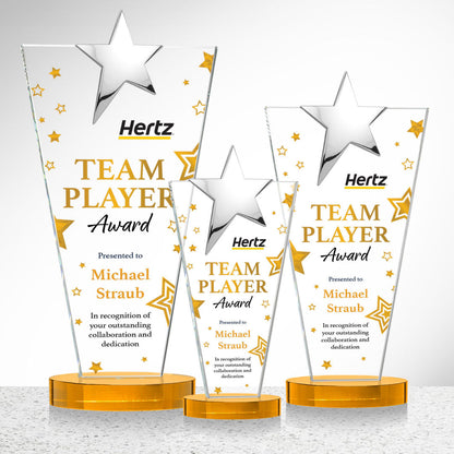 Mantella Chrome Star VividPrint™ Award - Amber