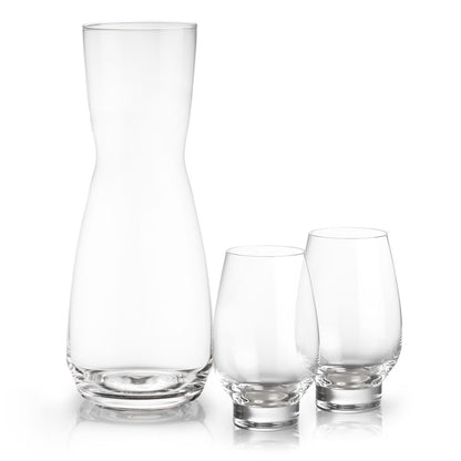 Mason Carafe & Glenarden Stemless Wine