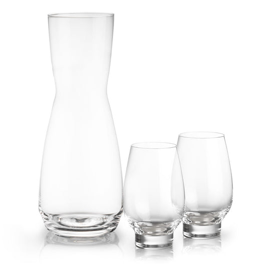 Mason Carafe & Glenarden Stemless Wine