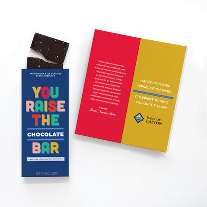 Chocolate Sea Salt Caramel Bar Sweeter Cards