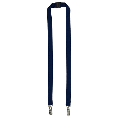 "RICARDO" 3/4" Dual Attachment Polyester Silkscreen Lanyard with FREE Breakaway Safety Release