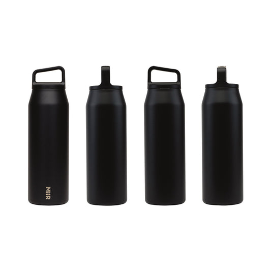Black Powder MiiR® Vacuum Insulated Wide Mouth Bottle - 32 Oz.