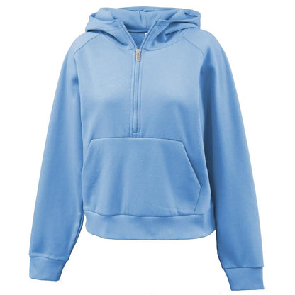 Womens half-zip hoodie