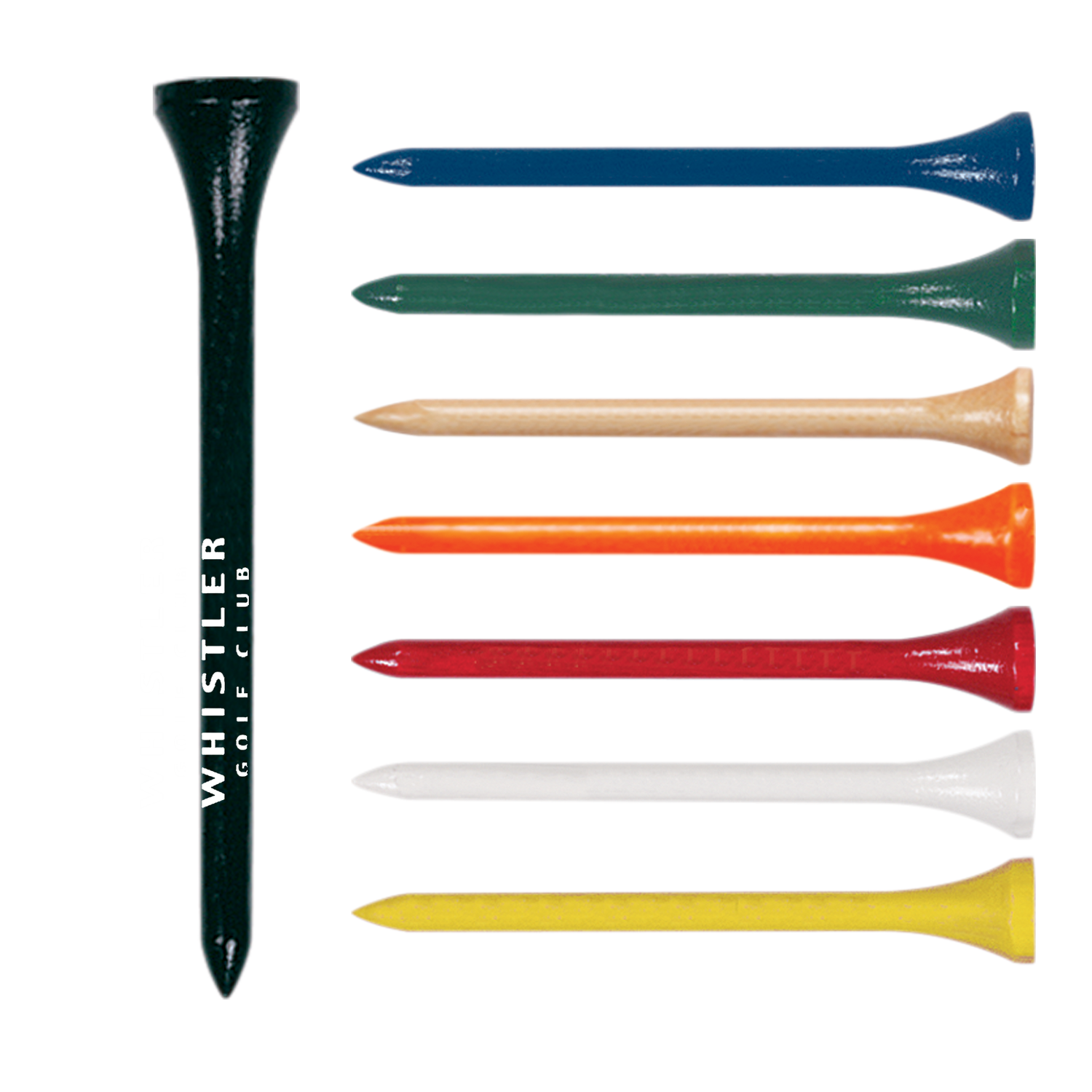 Black 2-3/4" Tall Golf Tee