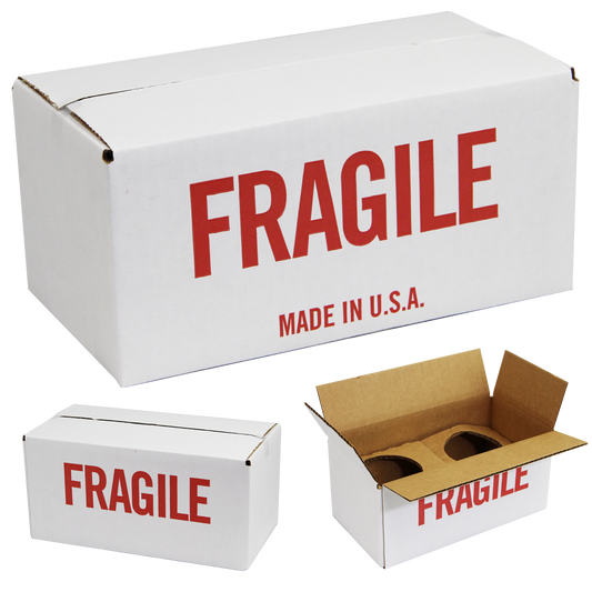 White 2 Pack Mug Mailer Box With 2 Inserts